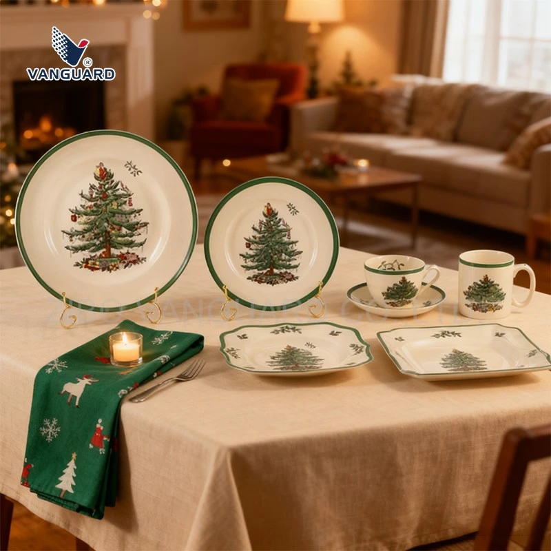 Christmas Ceramic Dinnerware Set Christmas Ceramic Dinnerware Set